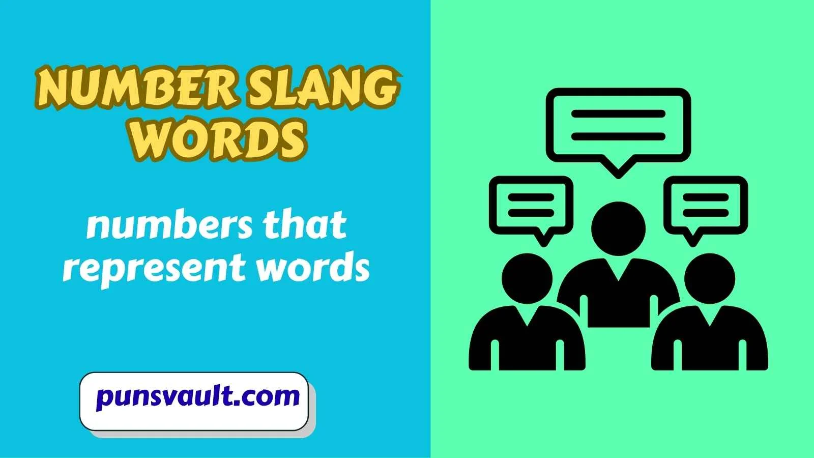 Number Slang Words