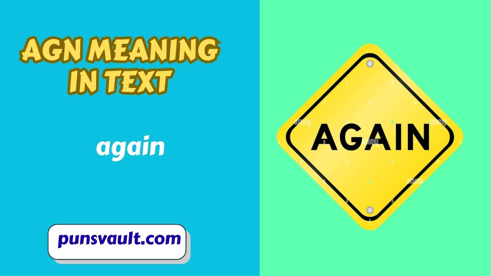 AGN Meaning in Text